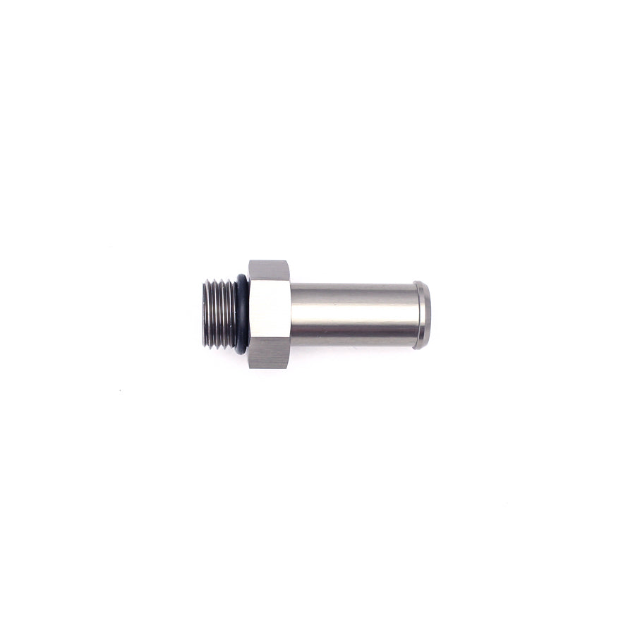 06-02-0503 DeatschWerks 6AN ORB Male To 1/2in Barb Fitting (Single Barb - Incl O-Ring)