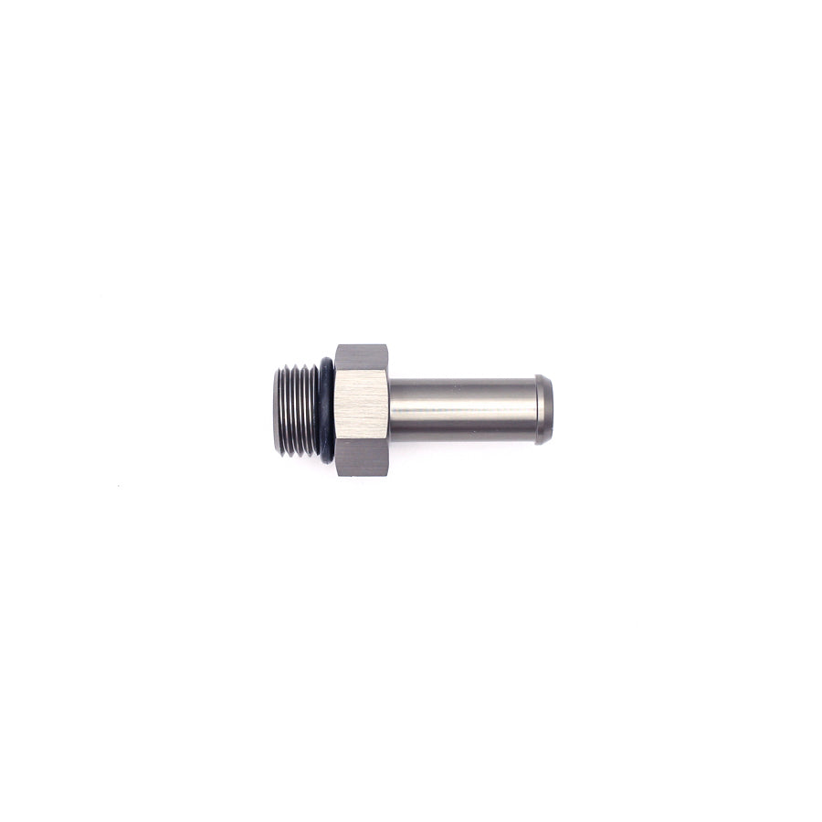 06-02-0504 DeatschWerks 6AN ORB Male To 3/8in Barb Fitting (Single Barb - Incl O-Ring)