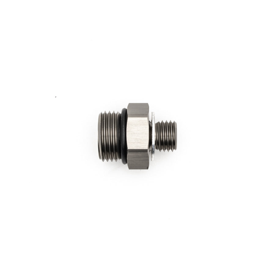 06-02-0608 DeatschWerks 8AN ORB Male To 12 X 1.5 Metric Male (Incl O-Ring and Crush Washer)