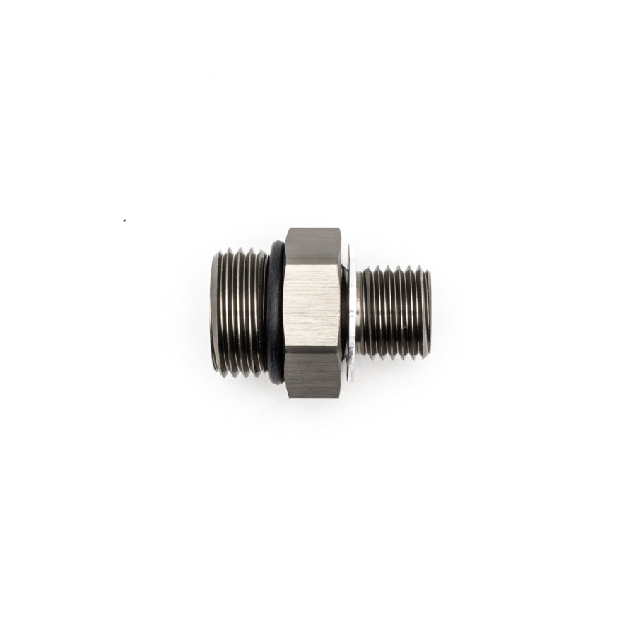 06-02-0609 DeatschWerks 8AN ORB Male To 14 X 1.5 Metric Male (Incl O-Ring and Crush Washer)
