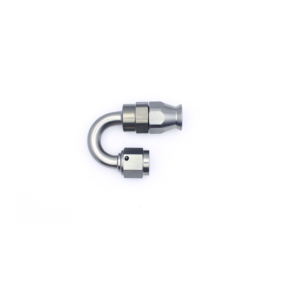 06-02-0853 DeatschWerks 6AN Female Swivel 180-Degree Hose End PTFE (Incl. 1 Olive Insert)
