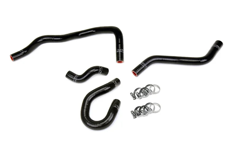 57-1774-BLK HPS Black Silicone Heater Hose Kit for 1996-2000 Honda Civic EX Hx 1.6L D16 SOHC