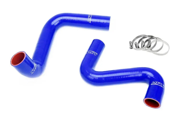57-2060-BLUE HPS Blue Coolant Hose Kit 240SX S13 S14 S15 LS Swap LS3 LS7 Water Pump 9 O'clock Thermostat Sr Rad