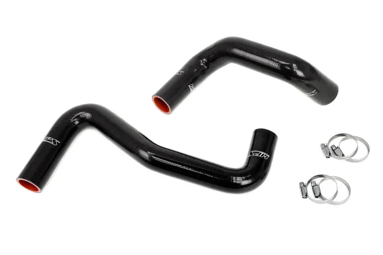 57-2058-BLK HPS Black Coolant Hose Kit 240SX S13 S14 S15 LS Swap LS1 Water Pump 8 O'clock Thermostat Sr Rad
