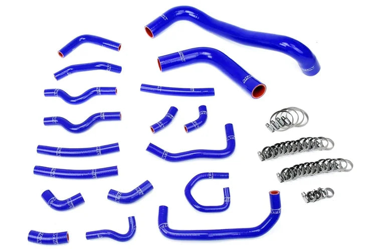 57-1914-BLUE HPS Blue Silicone Radiator + Heater Hose 1998-2002 Toyota Land Cruiser 2UZ-FE