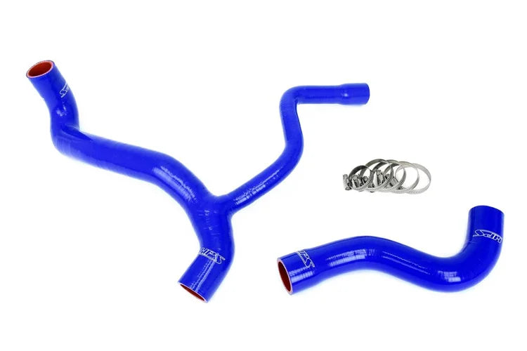 57-2040-BLUE HPS Blue Silicone Radiator Hose Kit 1986-1987 Mercedes-Benz 190E 2.3-16 Sedan 2.3L M102 I4