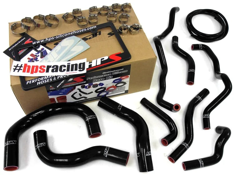 57-1341-BLK HPS Radiator Hose Heater Hose Black Scion 2008-2014 iQ 1.3L 1NR-FE