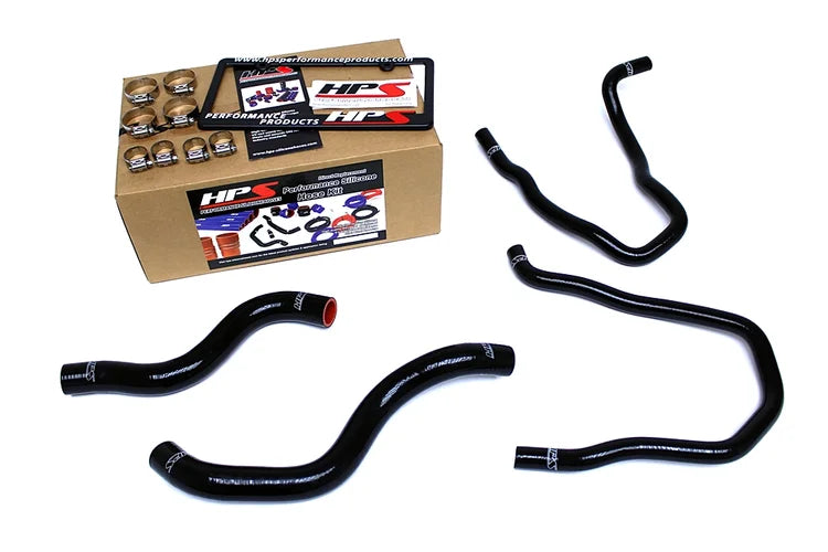 57-1387-BLK HPS Silicone Radiator Hose and Heater Hose Kit Black 2013-2015 Accord 2.4L K24W2 Lhd