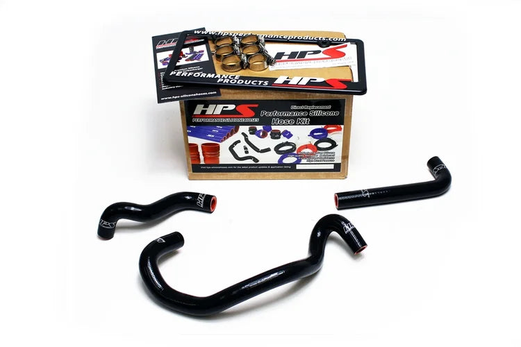 57-1422-BLK HPS Silicone Heater Hose Black Mazda 1986-1992 RX7 RX-7 FC3S 13BT 13B-T Turbo Left Hand Drive