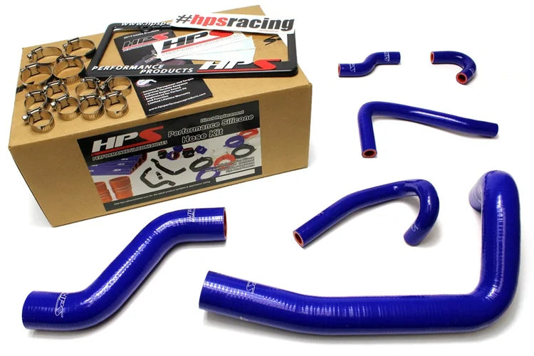 57-1491-BLUE HPS Silicone Radiator Hose and Heater Hose Kit Blue Mazda 1993-1995 RX7 RX-7