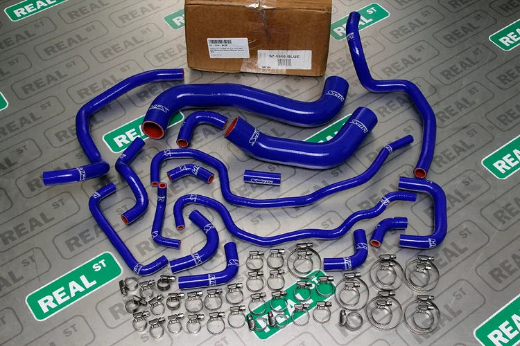 57-1516-BLUE HPS Blue Reinforced Silicone Radiator + Heater Hose Kit for Subaru 2015-2017 WRX STI 2.5L Turbo