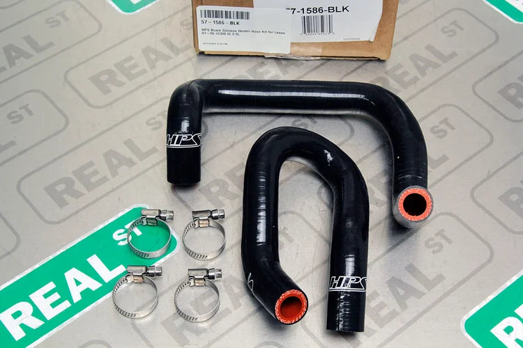 57-1586-BLK HPS Black Silicone Heater Hose Kit for Lexus 2001-2005 IS300 I6 3.0L