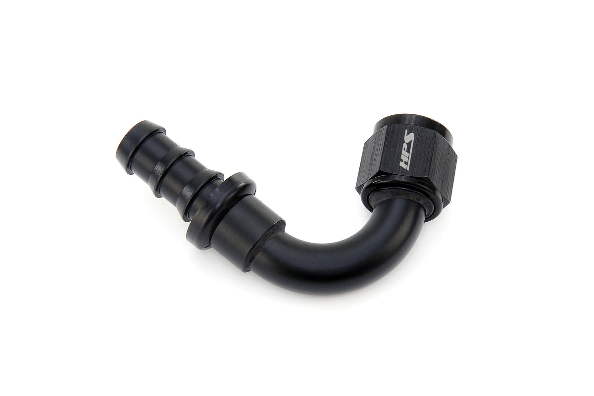 150-1208 HPS Aluminum AN-8 120 Push-On Hose End