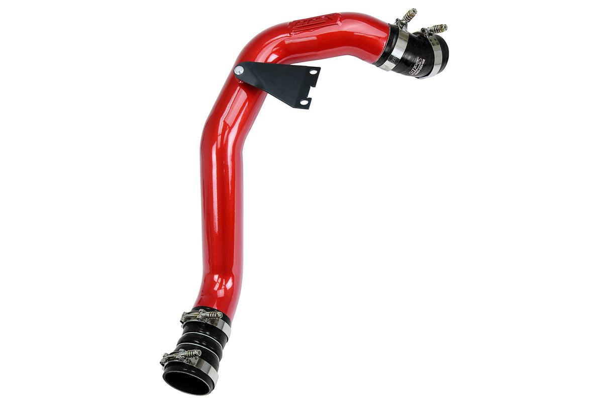 17-173R HPS Red Intercooler Pipe 2003-2007 Ford F-250 Superduty Powerstroke 6.0L Diesel Turbo Hot Side with Black Boots
