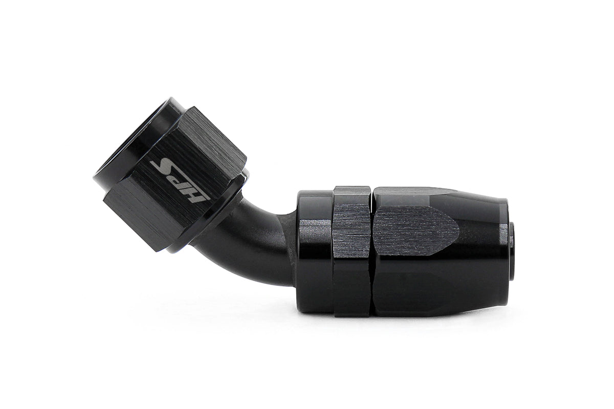 250-4508 HPS 6061 Aluminum AN-8 45 Reusable Hose End