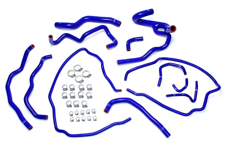 57-1511-BLUE HPS Blue Silicone Radiator Coolant + Heater Hose Kit 2007-2009 Speed 3 2.3L Turbo