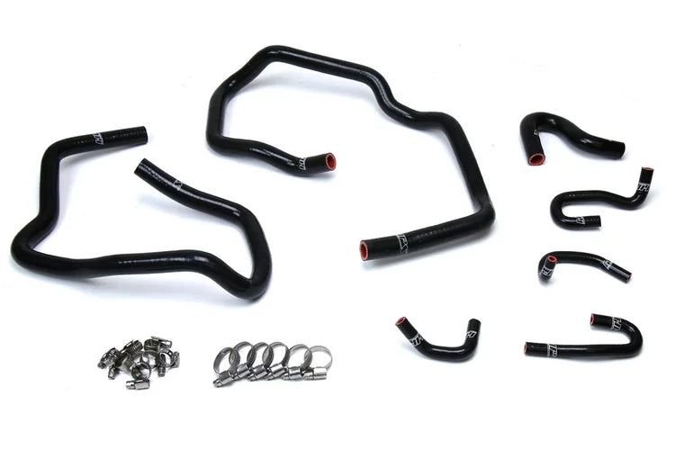 57-1547-BLK HPS Black Silicone Heater Coolant Hose Kit 2010-2014 Toyota Fj Cruiser 4.0L V6