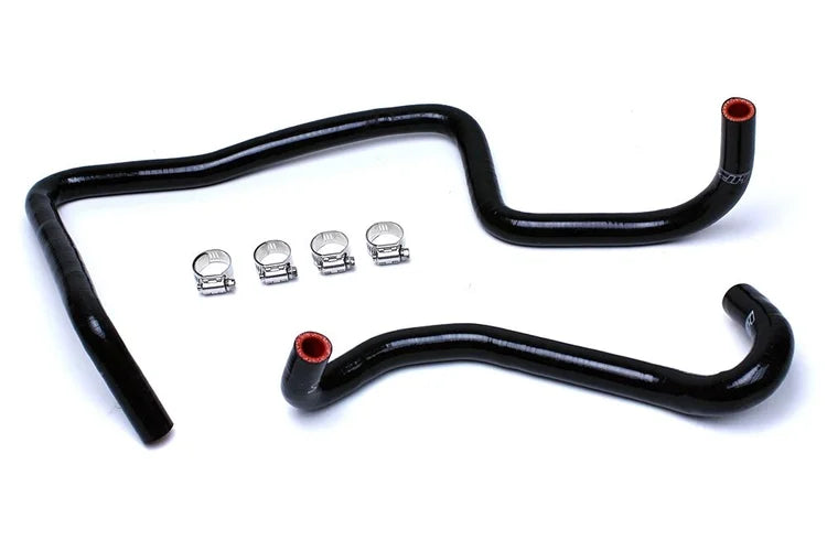 57-1471-BLK HPS Black Heater Coolant Hose Kit 2006-2007 Grand Cherokee WK1 SRT8 6.1L with Rear Heater