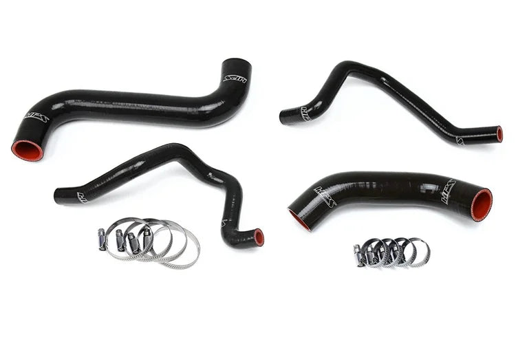57-1734-BLK HPS Black Reinforced Silicone Radiator + Heater Hose Kit 2006-2007 Impreza 2.5L Non Turbo Lhd