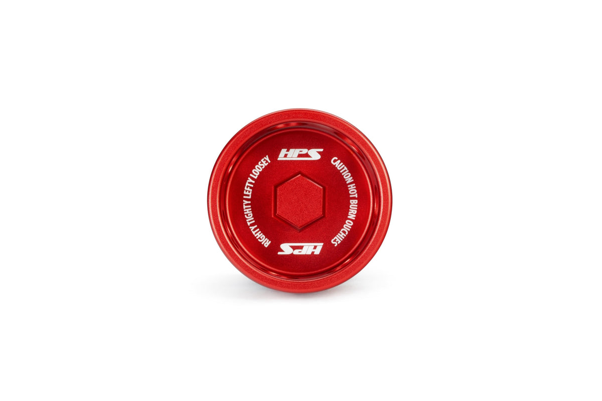 5269-110R HPS Red Oil Cap 2013-2020 Ford Fusion 2.0L L4 Full Hybrid Ev-Gas (Fhev) & Plug-IN Hybrid Ev-Gas (Phev)