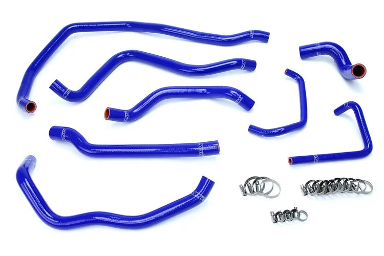57-1666-BLUE HPS Blue Reinforced Silicone Radiator Coolant Hose Kit for 2014-2018 Polaris Rzr Xp 1000