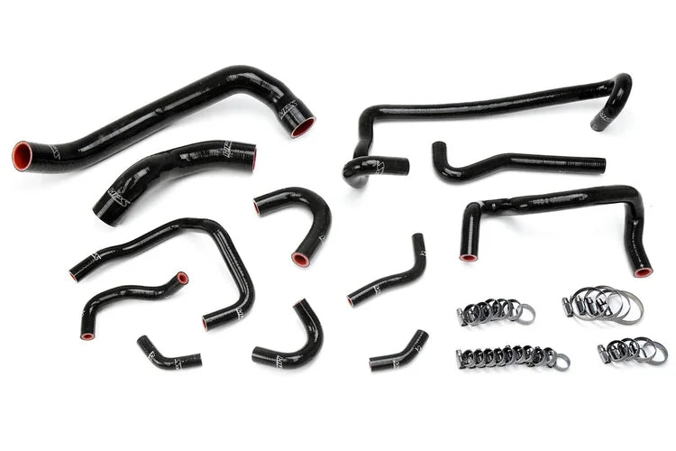 57-1782-BLK HPS Black Silicone Radiator + Heater Coolant Hose Kit 1989-1994 Skyline GTR R32 RB26DETT Twin Turbo