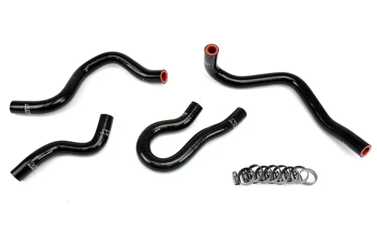 57-1769-BLK HPS Reinforced Black Silicone Heater Coolant Hose Kit for 1999-2000 Honda Civic EK Si B16 1.6L DOHC