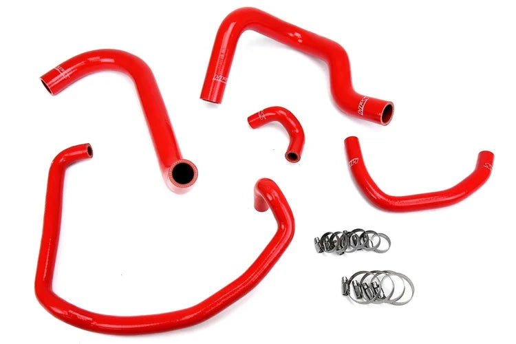 57-1746-RED HPS Red Reinforced Silicone Radiator + Heater Hose Kit for Toyota 1995-2004 Tacoma 2.4L 4CYL 2RZ-FE