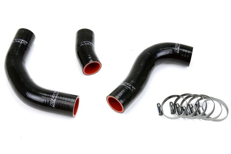 57-1776-BLK HPS Reinforced Black Silicone Radiator Coolant Hose Kit for 1988-1990 Toyota Land Cruiser FJ62 4.0L I6