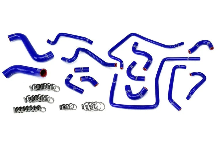 57-1812-BLUE HPS Blue Silicone Radiator Heater Ancillary Coolant Hose Kit for 2002-2003 Subaru Impreza WRX 2.0L