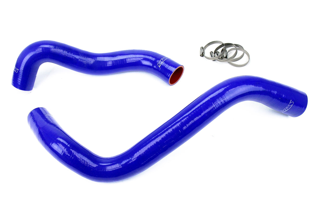 57-1074-BLUE HPS Blue Silicone Radiator Hoses 1999-2001 Ford F-250 Superduty w/ 7.3L Power Stroke Diesel Engine and Single Alternator Standard Or Heavy Duty (production Date Before 4/29/2001)