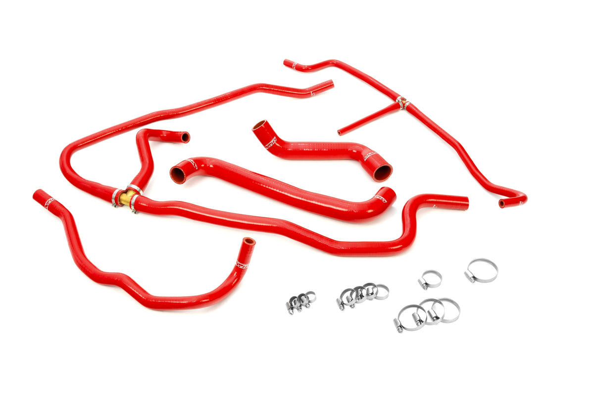 57-1277-RED HPS Red Silicone Radiator and Heater Hoses 2005-2007 Chevy Corvette LS2 6.0L V8