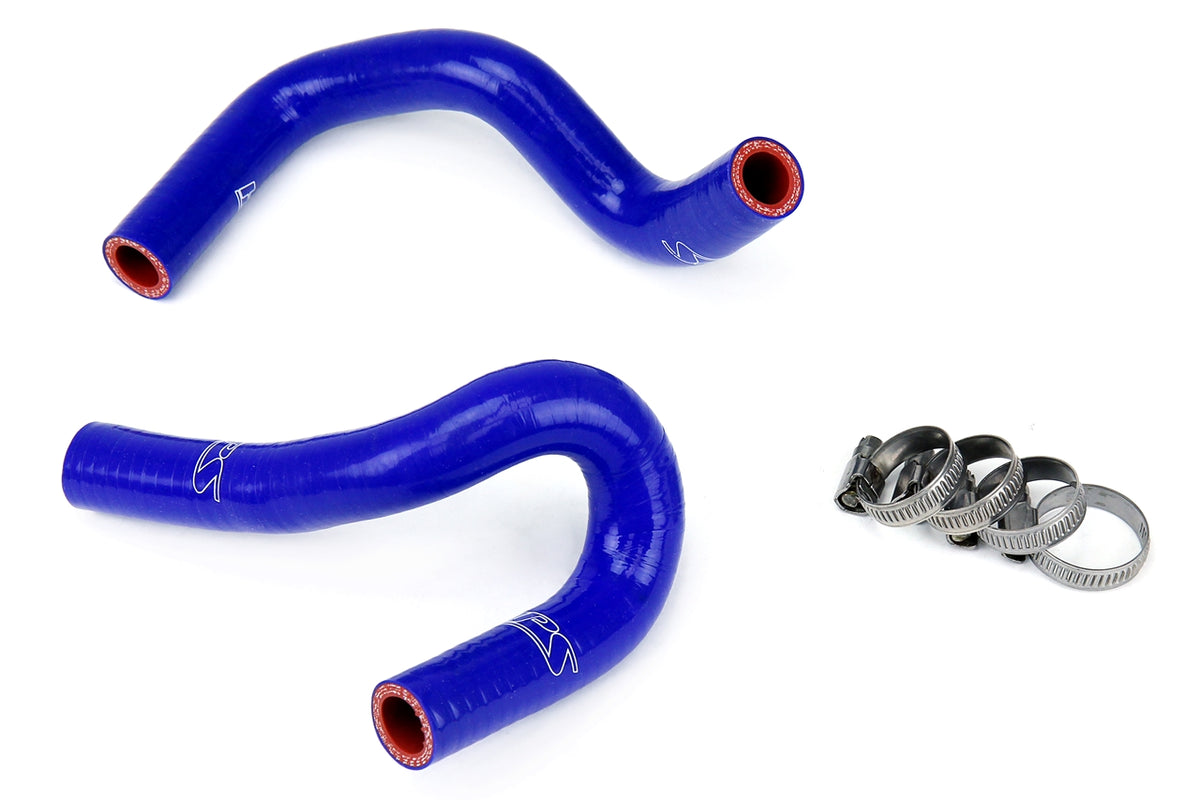 57-1309-BLUE HPS Blue Silicone Heater Hoses 1990-1993 Mazda Miata 1.6L