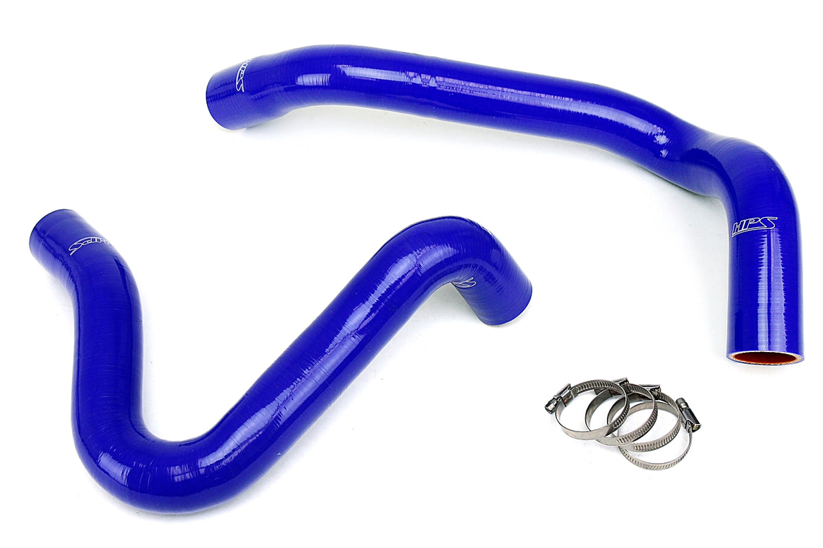 57-1331-BLUE HPS Blue Silicone Radiator Hoses 1999-2001 Ford F-250 Superduty w/ 7.3L Power Stroke Diesel Engine and Dual Alternator Standard Or Heavy Duty (production Date Before 4/29/2001)