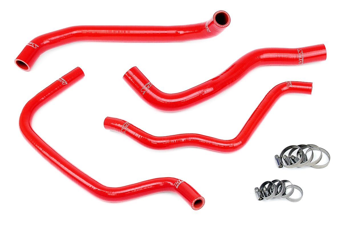 57-1389-RED HPS Red Silicone Radiator and Heater Hoses 2008-2012 Honda Accord 2.4L Left Hand Drive