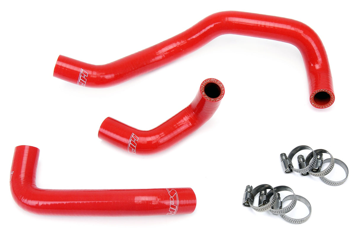 57-1397-RED HPS Red Silicone Heater Hoses 1995-1998 Nissan 240SX KA24DE