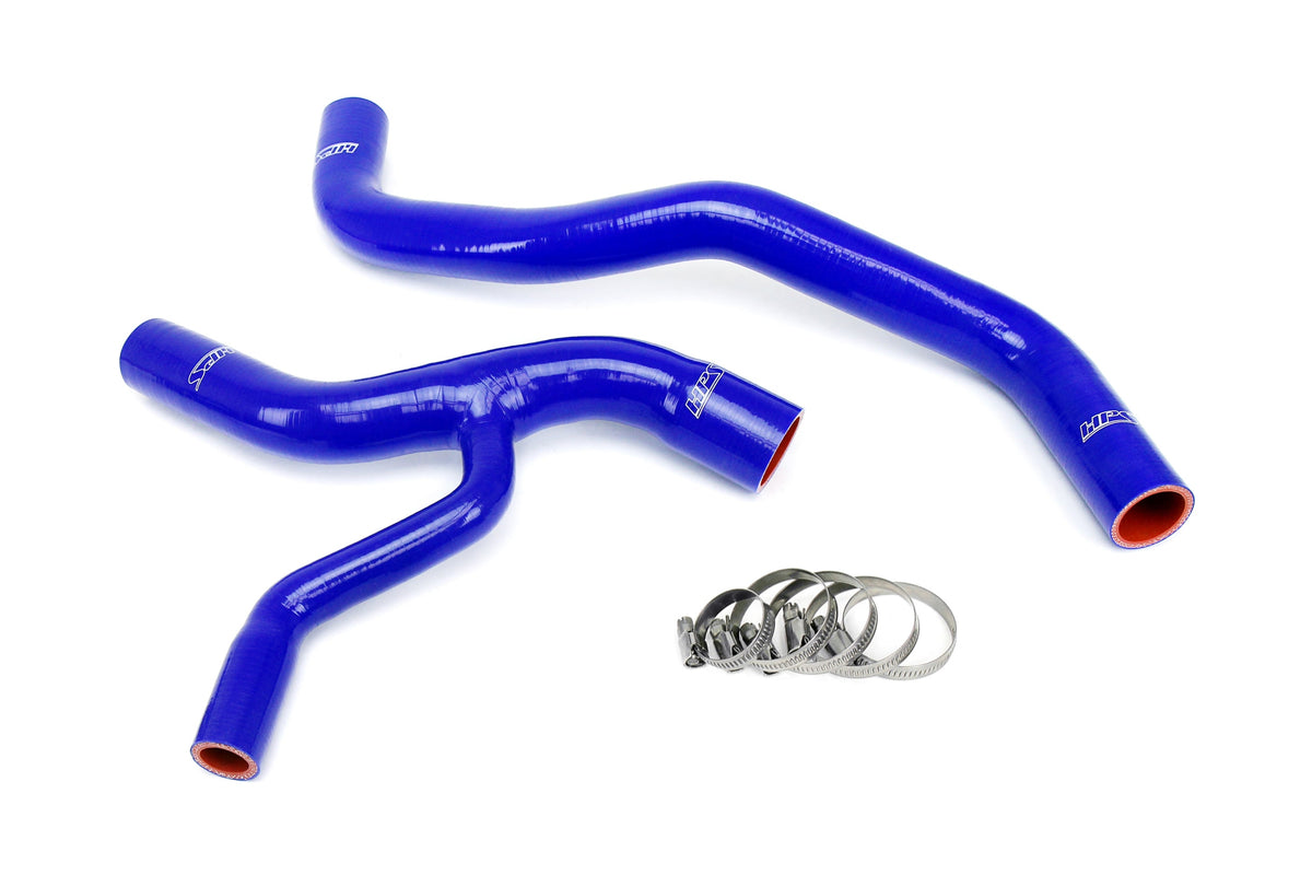 57-1416R-BLUE HPS Blue Silicone Radiator Hoses 1996-2000 Ford Mustang GT 4.6L V8