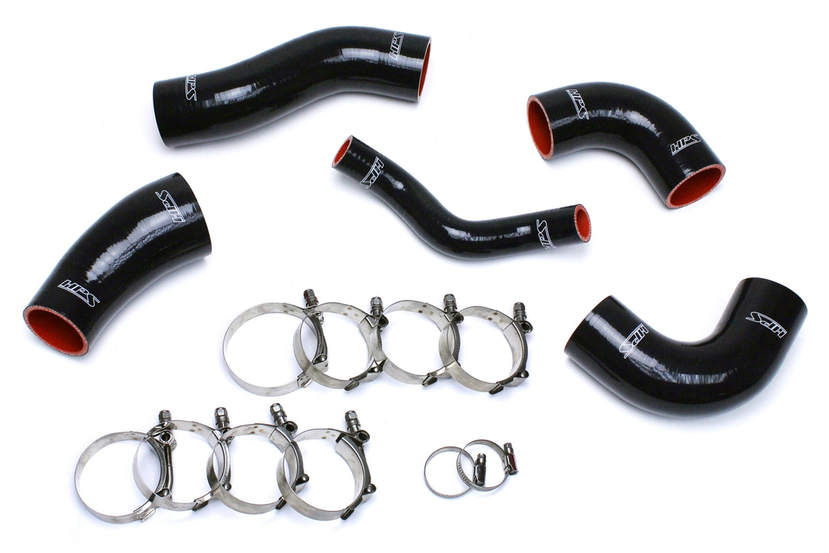 57-1420-BLK HPS Black Silicone Intercooler Hoses 2011-2014 Hyundai Sonata 2.0L Turbo