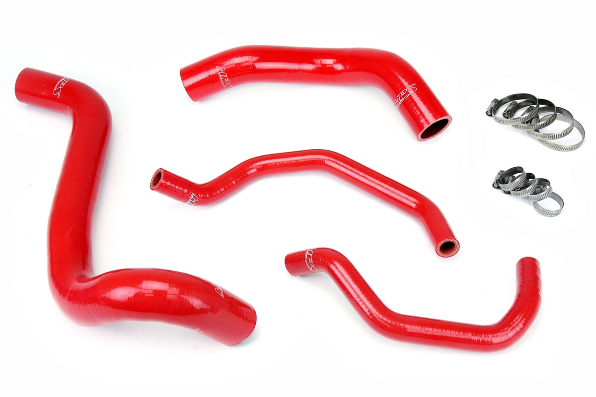 57-1426-RED HPS Red Silicone Radiator and Heater Hoses 2012-2014 Toyota Sequoia 5.7L V8 Left Hand Drive