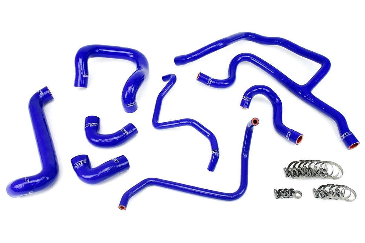 57-1427-BLUE HPS Blue Silicone Radiator and Heater Hoses 1988-1992 Bmw E30 325I 325IS 325IX 2.5L US-Spec 8PCS Set