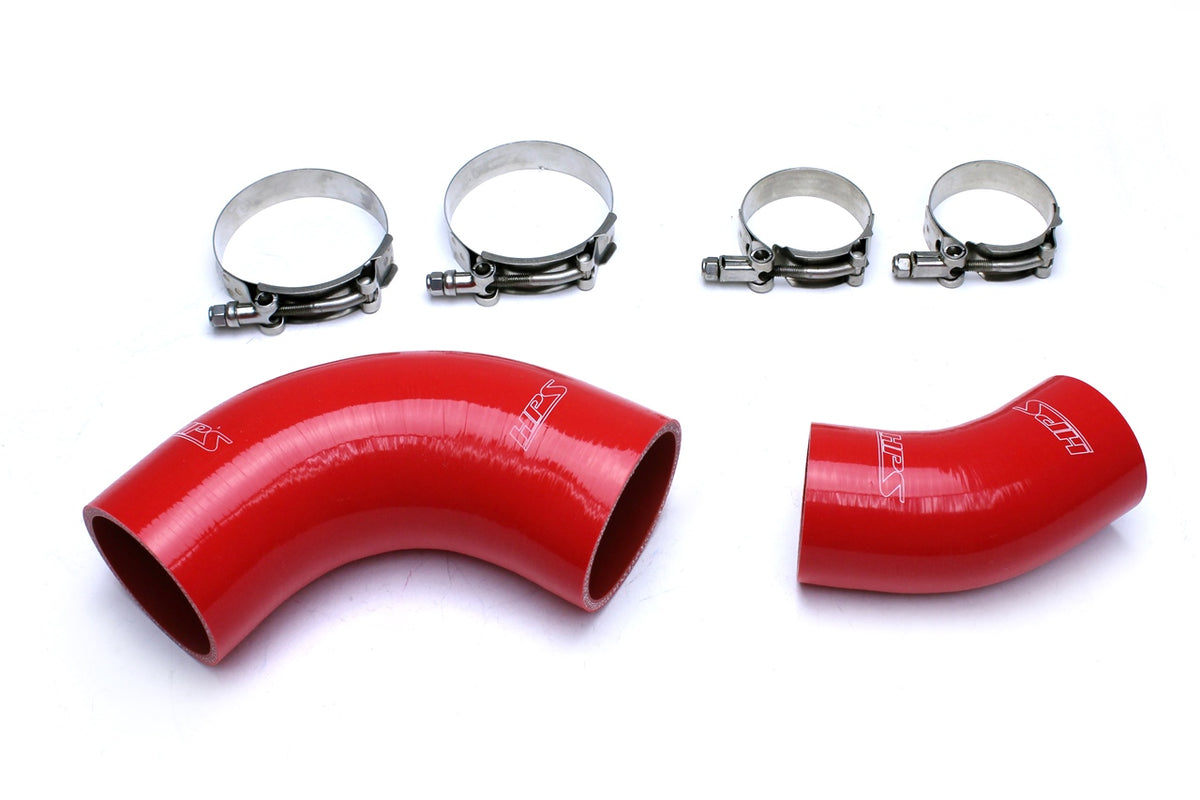 57-1486-RED HPS Red Silicone Intercooler Hoses 2007-2013 Mazda Mazdaspeed 3 2.3L Turbo