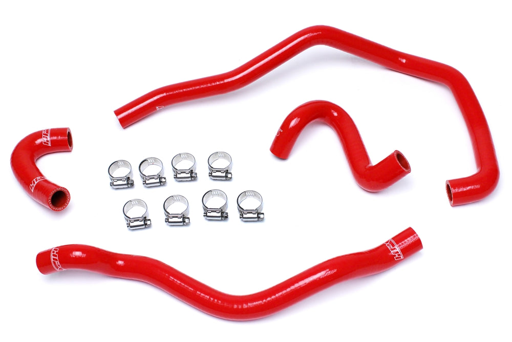 57-1487-RED HPS Red Silicone Heater Hoses 2001-2006 Bmw E46 M3 Left Hand Drive