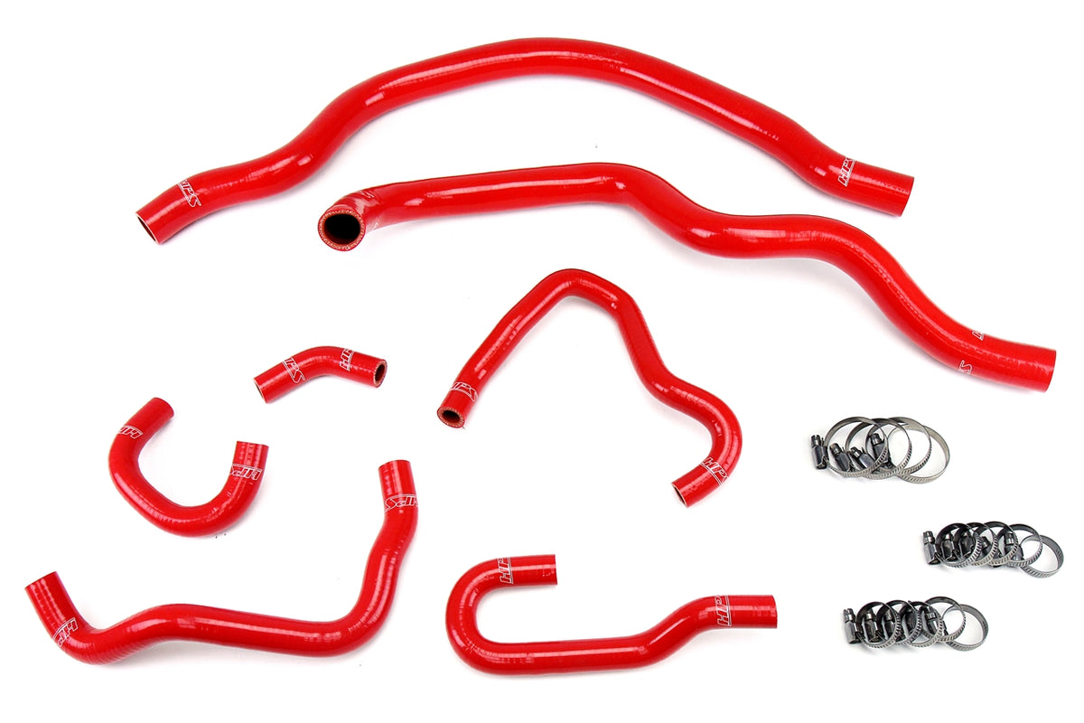 57-1489-RED HPS Red Silicone Radiator and Heater Hoses 2000-2005 Honda S2000