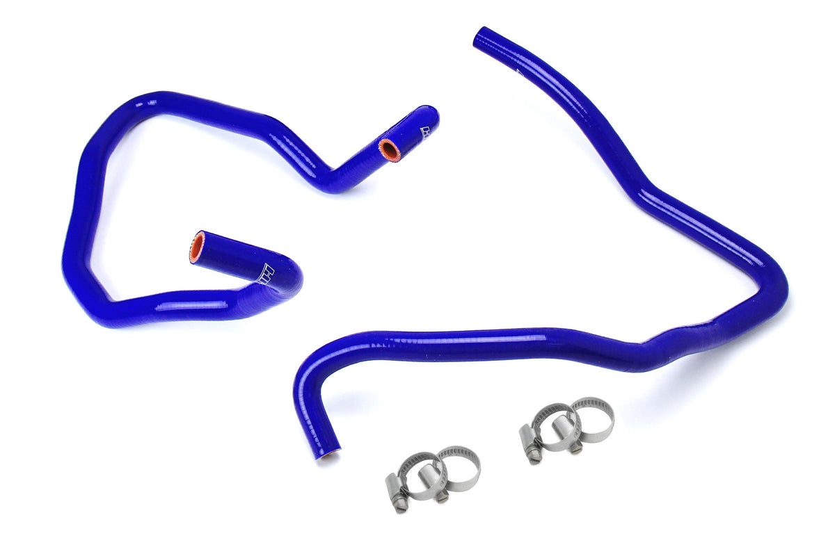 57-1589H-BLUE HPS Black Silicone Heater Hoses 2003-2006 Jeep Wrangler Tj SE 2.4L 4CYL Left Hand Drive
