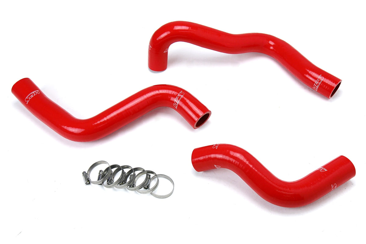 57-1634-RED HPS Red Silicone Radiator Hoses 2004-2011 Mazda RX8 3PCS Set