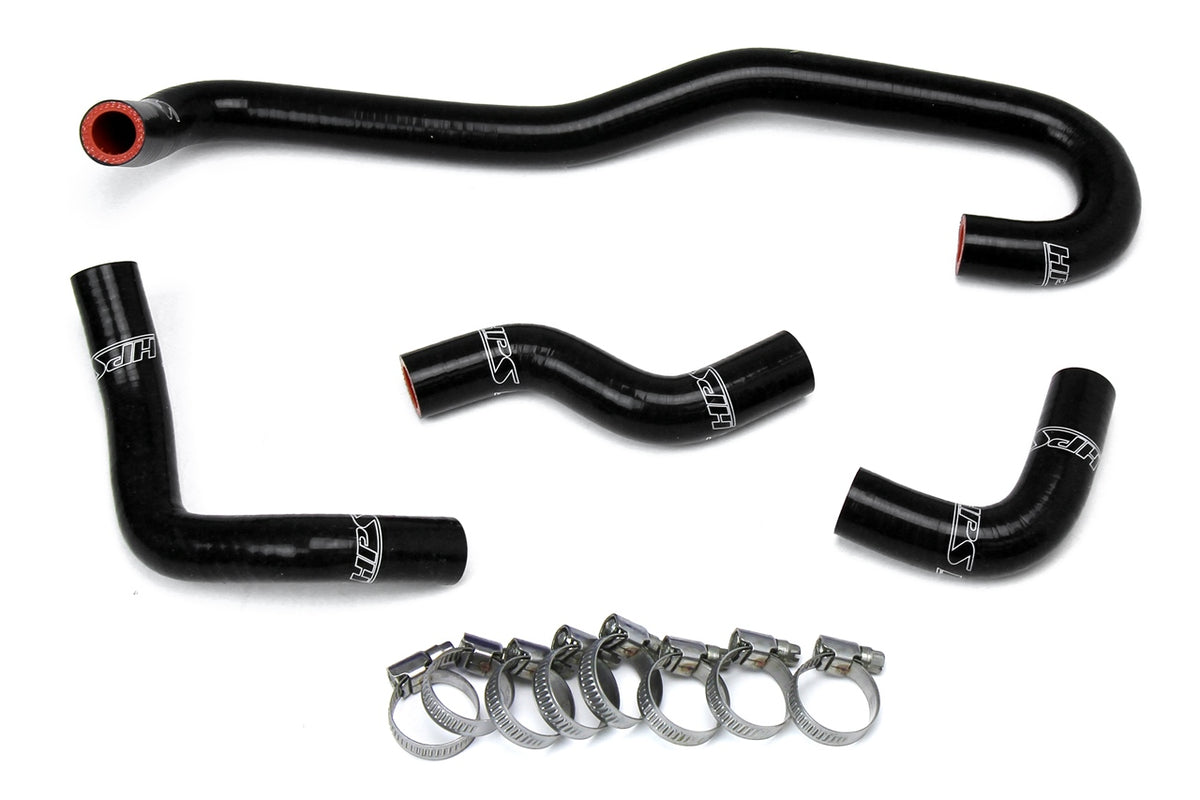 57-1655-BLK HPS Black Silicone Heater Hoses 1989-1992 Toyota 4RUNNER 3.0L V6 Left Hand Drive Does Not Include Hoses for Model Equipped with Rear Heater