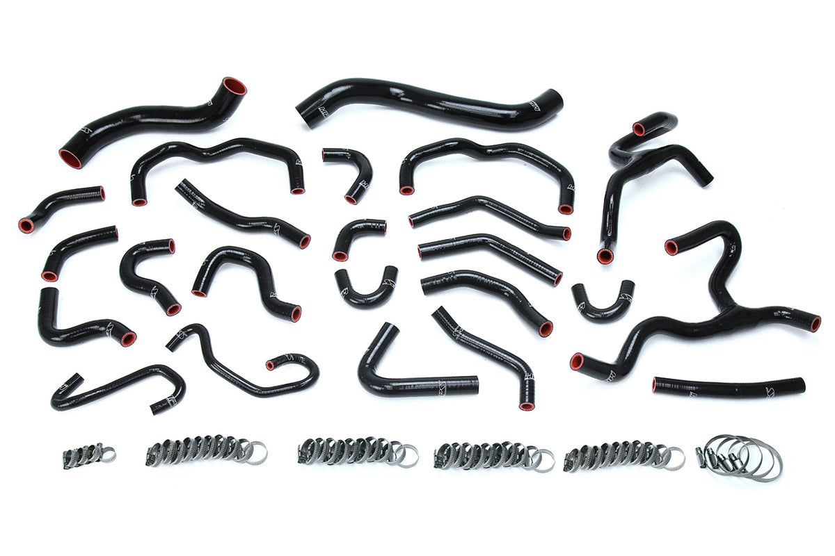 57-1670-BLK HPS Black Silicone Radiator and Heater Hoses 2008-2016 Toyota Land Cruiser 5.7L V8