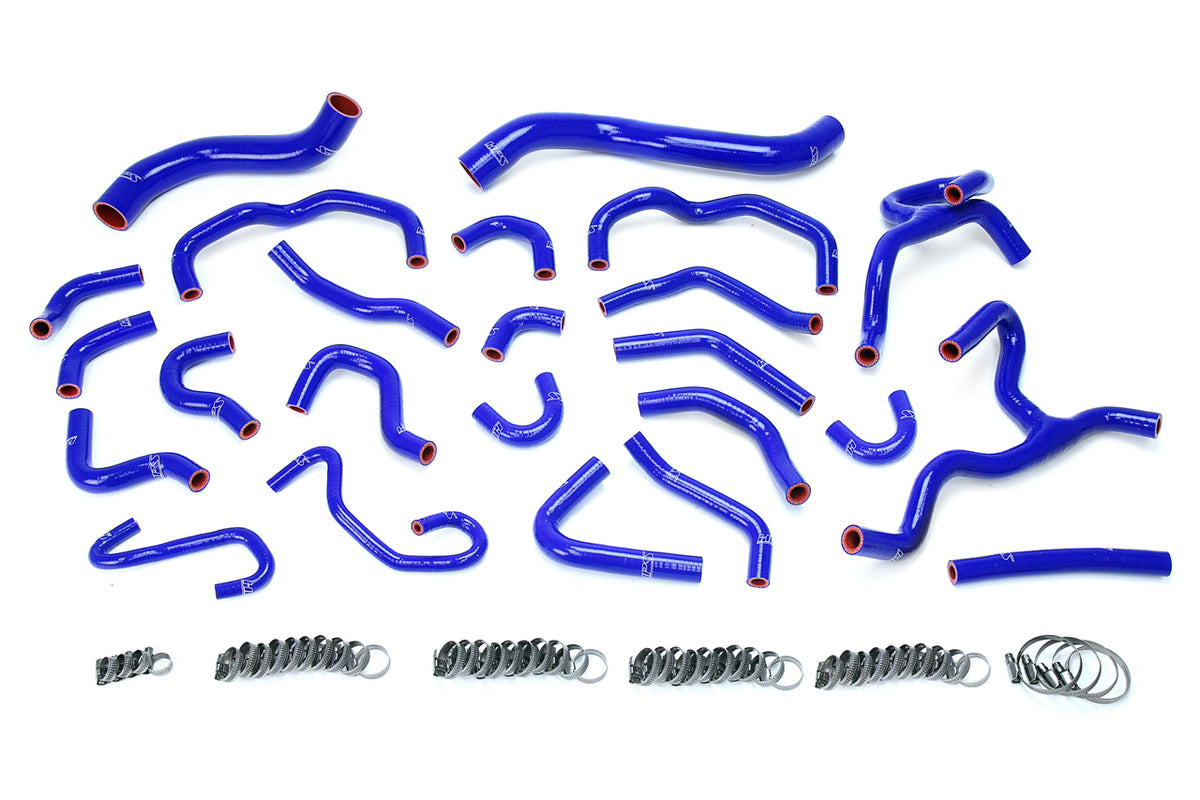 57-1670-BLUE HPS Blue Silicone Radiator and Heater Hoses 2008-2016 Toyota Land Cruiser 5.7L V8