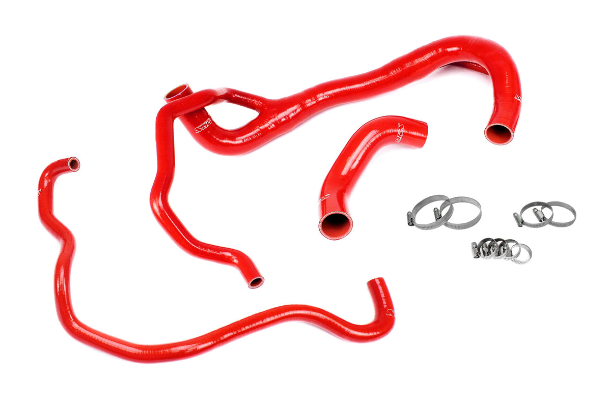 57-1675R-RED HPS Red Silicone Radiator Hoses 2021 Dodge Challenger R/T Scat Pack Shaker Widebody 6.4L V8
