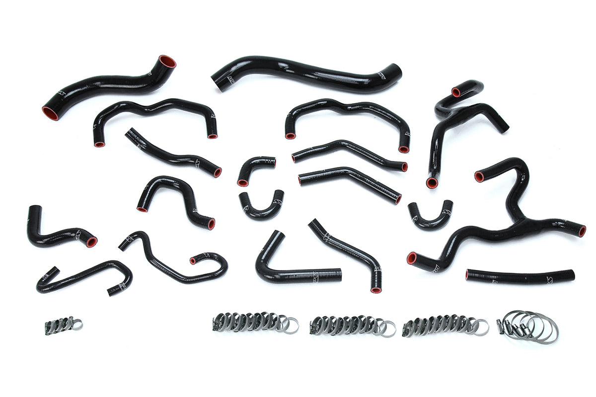 57-1709-BLK HPS Black Silicone Radiator and Heater Hoses 2017-2018 Toyota Land Cruiser 5.7L V8